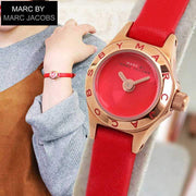  Shop Authentic Marc Jacobs Blade Red Dial Red Leather Strap Watch for Women - MBM1343 - Luxxuri