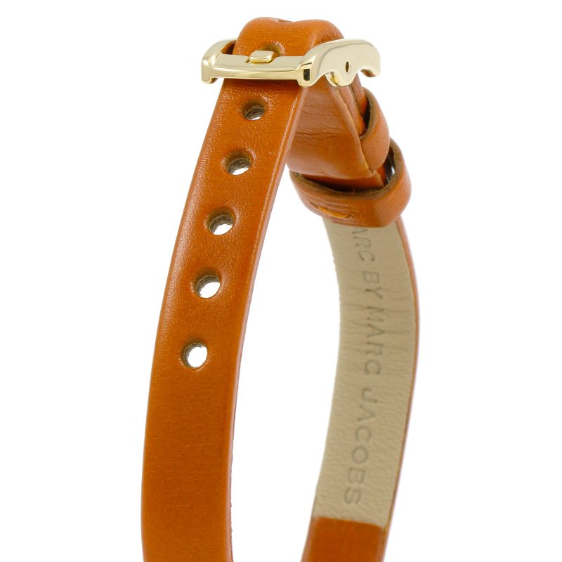  Shop Authentic Marc Jacobs Sally White Dial Brown Leather Strap Watch for Women - MBM1351 - Luxxuri