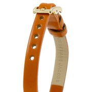  Shop Authentic Marc Jacobs Sally White Dial Brown Leather Strap Watch for Women - MBM1351 - Luxxuri