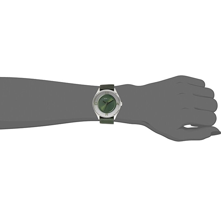  Shop Authentic Marc Jacobs Tether Transparent Green Dial Green Leather Strap Watch for Women - MBM1378 - Luxxuri
