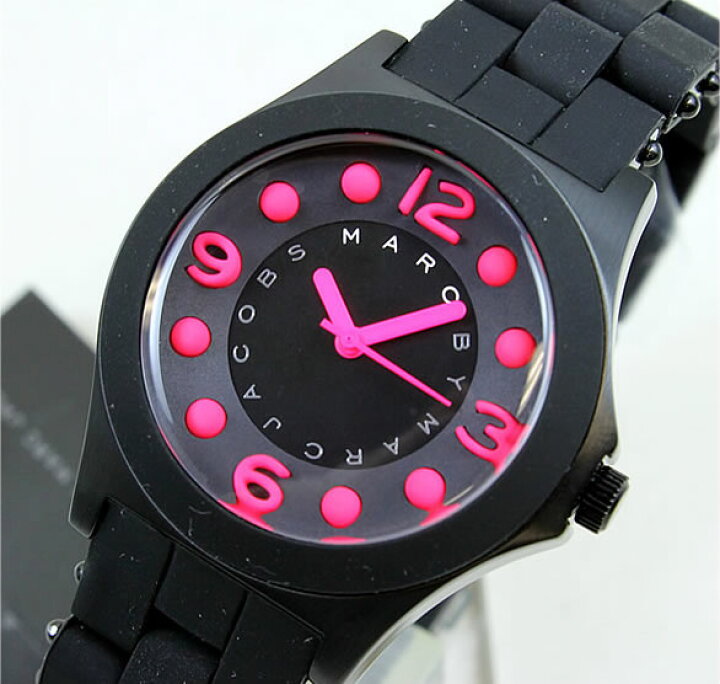  Shop Authentic Marc Jacobs Pelly Black Dial Black Silicone Strap Watch for Women - MBM2530 - Luxxuri