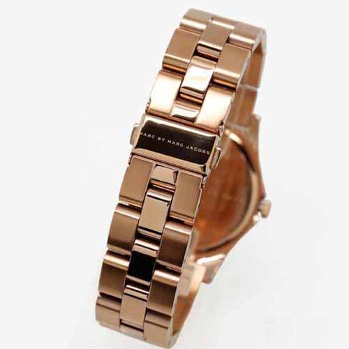  Shop Authentic Marc Jacobs Henry Diamonds White Dial Rose Gold Steel Strap Watch for Women - MBM3079 - Luxxuri