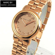  Shop Authentic Marc Jacobs Marci Rose Gold Dial Rose Gold Steel Strap Watch for Women - MBM3099 - Luxxuri