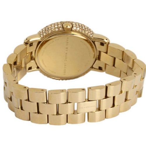  Shop Authentic Marc Jacobs Marci Gold Dial Gold Steel Strap Watch for Women - MBM3191 - Luxxuri