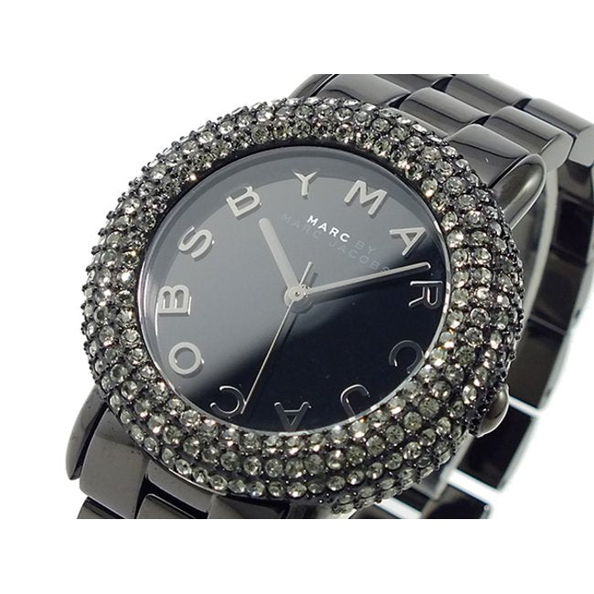  Shop Authentic Marc Jacobs Marci Black Dial Black Steel Dial Strap Watch for Women - MBM3193 - Luxxuri