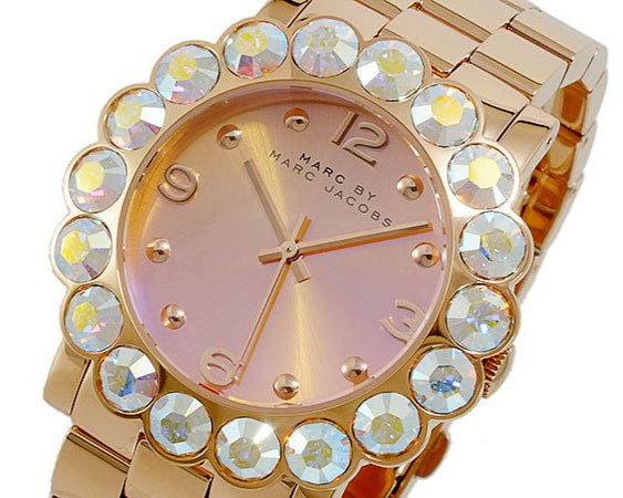  Shop Authentic Marc Jacobs Amy Rose Gold Dial Rose Gold Steel Strap Watch for Women - MBM3223 - Luxxuri