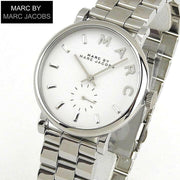  Shop Authentic Marc Jacobs Baker White Dial Silver Steel Strap Watch for Women - MBM3242 - Luxxuri