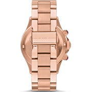  Shop Authentic Marc Jacobs Rock Chronograph Mother of Pearl Red Dial Rose Gold Steel Strap Unisex Watch - MBM3251 - Luxxuri