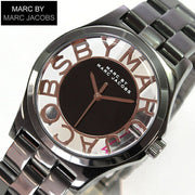 Shop Authentic Marc Jacobs Henry Skeleton Black Dial Black Steel Strap Watch for Women - MBM3254 - Luxxuri