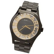  Shop Authentic Marc Jacobs Henry Transparent Black Dial Black Steel Strap Watch for Women - MBM3255 - Luxxuri