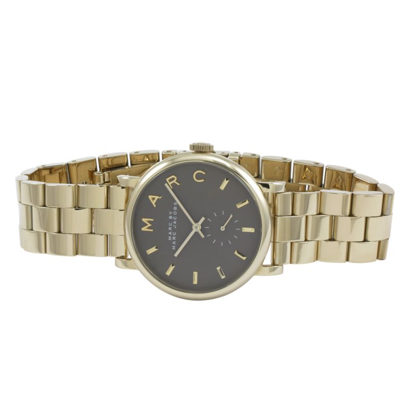  Shop Authentic Marc Jacobs Baker Grey Dial Gold Steel Strap Watch for Women - MBM3281 - Luxxuri