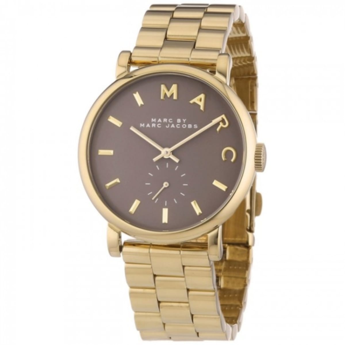  Shop Authentic Marc Jacobs Baker Grey Dial Gold Steel Strap Watch for Women - MBM3281 - Luxxuri