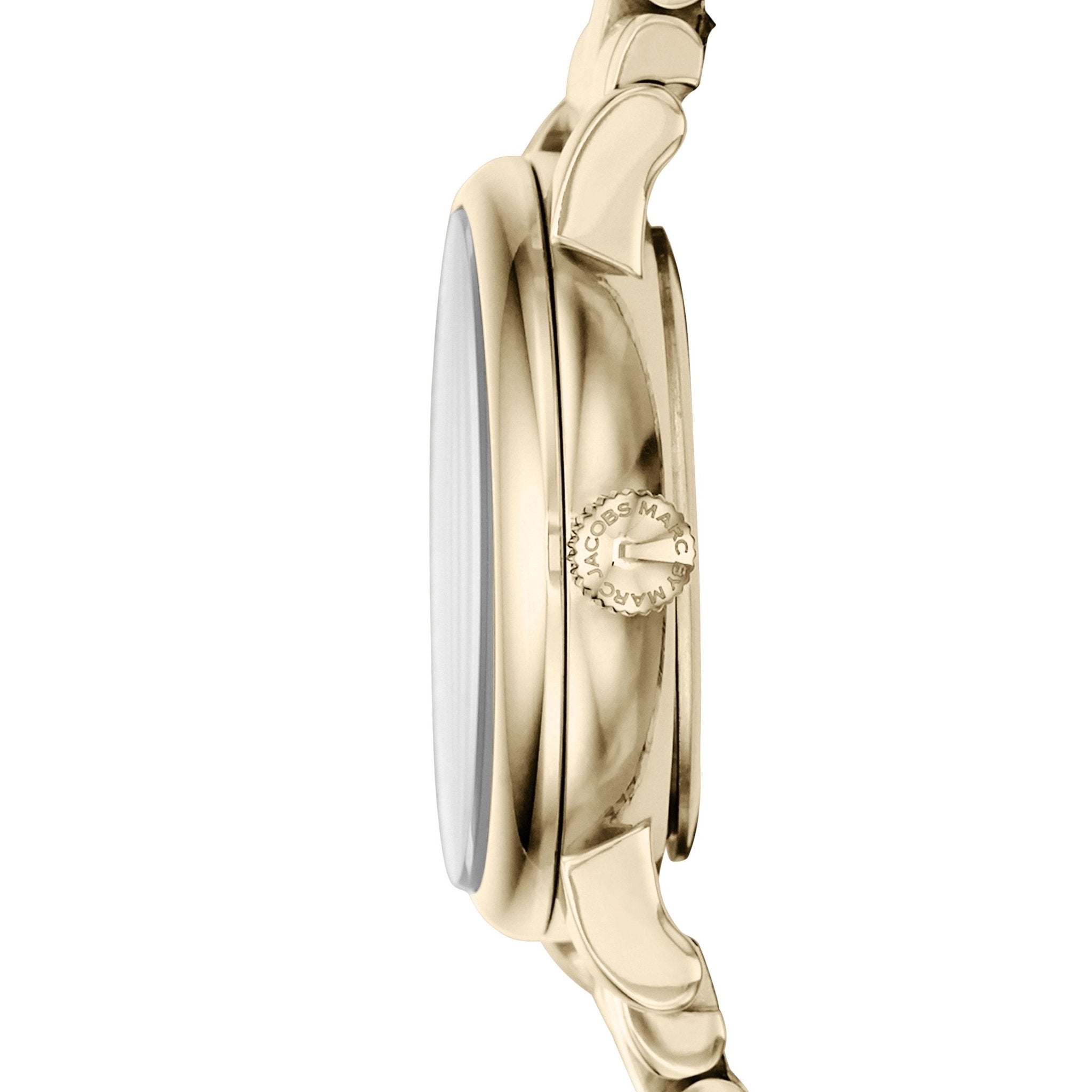  Shop Authentic Marc Jacobs Baker Mint Green Dial Gold Steel Strap Watch for Women - MBM3284 - Luxxuri