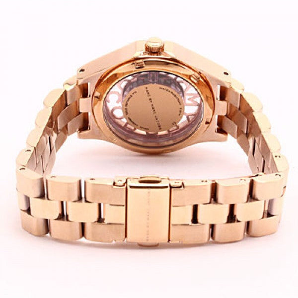  Shop Authentic Marc Jacobs Henry Rose Gold Dial Rose Gold Steel Strap Watch for Women - MBM3293 - Luxxuri