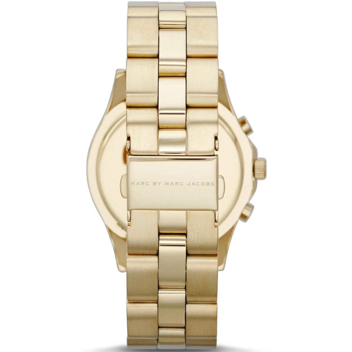  Shop Authentic Marc Jacobs Blade Chronograph Blue Dial Gold Steel Strap Watch for Women - MBM3307 - Luxxuri