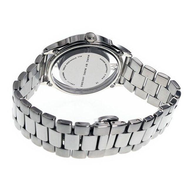  Shop Authentic Marc Jacobs Tether Transparent Silver Dial Silver Steel Strap Watch for Women - MBM3412 - Luxxuri