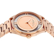  Shop Authentic Marc Jacobs Tether Transparent Rose Gold Dial Rose Gold Steel Strap Watch for Women - MBM3414 - Luxxuri