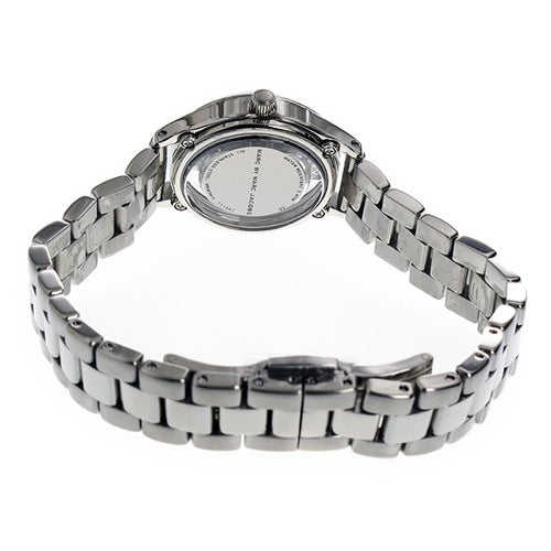  Shop Authentic Marc Jacobs Tether Transparent Silver Dial Silver Steel Strap Watch for Women - MBM3416 - Luxxuri