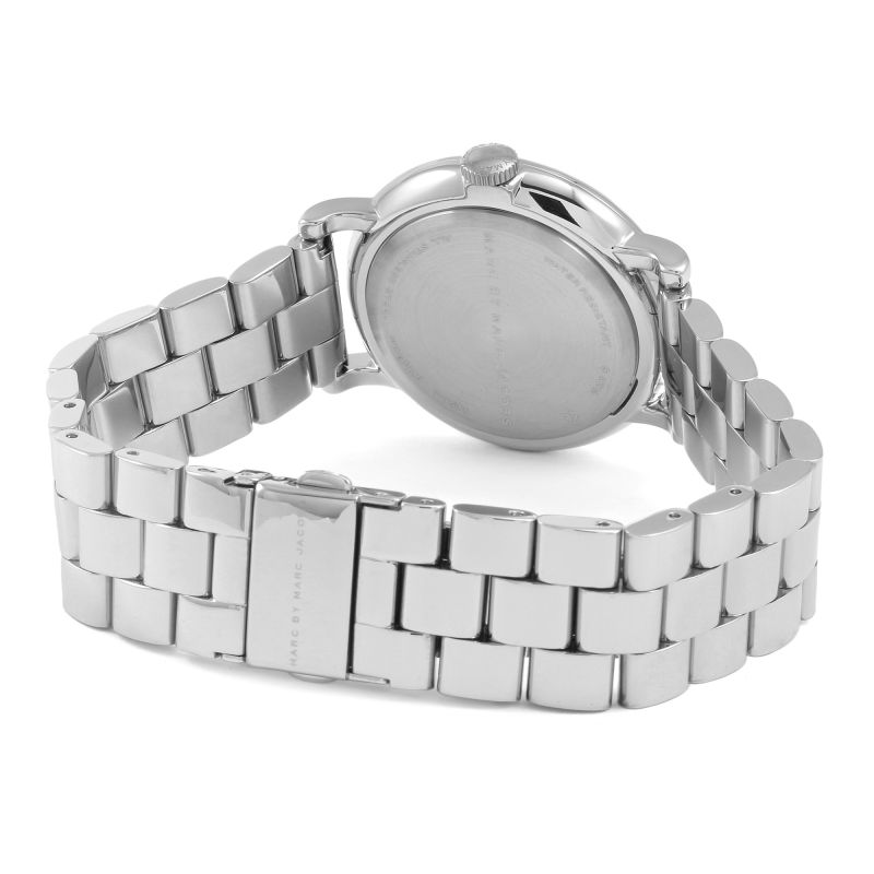  Shop Authentic Marc Jacobs Marc White Dial Silver Steel Strap Watch for Women - MBM3420 - Luxxuri