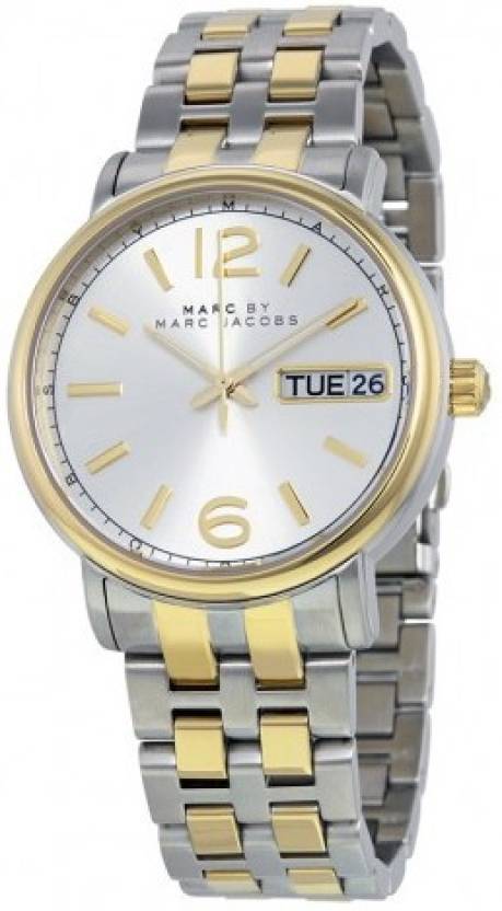  Shop Authentic Marc Jacobs Fergus Silver Dial Two Tone Steel Strap Watch for Women - MBM3426 - Luxxuri