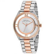  Shop Authentic Marc Jacobs Tether Transparent White Dial Two Tone Steel Strap Watch for Women - MBM3436 - Luxxuri