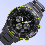 Shop Authentic Marc Jacobs Rock Chronograph Black Dial Black Steel Strap Watch for Men - MBM5026 - Luxxuri