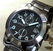  Shop Authentic Marc Jacobs Larry Chronograph Black Dial Gunmetal Grey Steel Strap Watch for Men - MBM5031 - Luxxuri