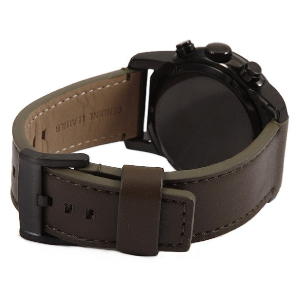  Shop Authentic Marc Jacobs Larry Chronograph Black Dial Grey Leather Strap Watch for Men - MBM5034 - Luxxuri