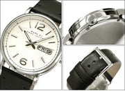  Shop Authentic Marc Jacobs Fergus White Dial Black Leather Strap Watch for Men - MBM5076 - Luxxuri