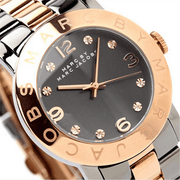  Shop Authentic Marc Jacobs Amy Grey Dial Two Tone Steel Strap Watch for Women - MBM8597 - Luxxuri