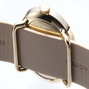  Shop Authentic Marc Jacobs Amy Gold Dial Gold Leather Strap Watch for Women - MBM8627 - Luxxuri