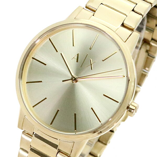  Shop Authentic Armani Exchange Cayde Analog Gold Dial Gold Steel Strap Watch For Men - AX2707 - Luxxuri
