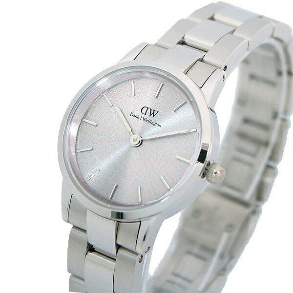  Shop Authentic Daniel Wellington Iconic Link Unitone Silver Dial Silver Steel Strap Watch For Women - DW00100402 - Luxxuri