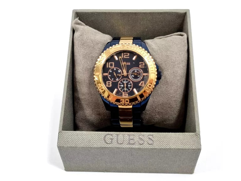  Shop Authentic Guess BFF Multifunction Blue Dial Two Tone Steel Strap Watch for Women - W0231L6 - Luxxuri