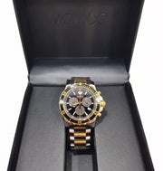  Shop Authentic Movado Series 800 Chronograph Black Dial Two Tone Steel Strap Watch For Men - 2600146 - Luxxuri