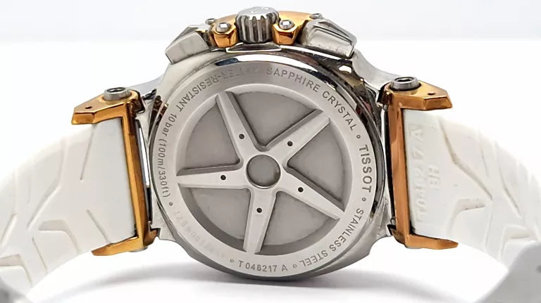  Shop Authentic Tissot T Race Chronograph White Dial White Rubber Strap Watch for Women - T048.217.27.017.00 - Luxxuri