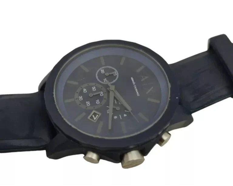  Shop Authentic Armani Exchange Outerbanks Chronograph Blue Dial Blue Silicone Strap Watch For Men - AX7128 - Luxxuri