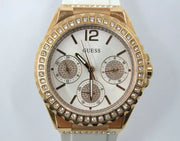  Shop Authentic Guess Starlight Diamonds White Dial White Rubber Strap Watch for Women - W0846L5 - Luxxuri