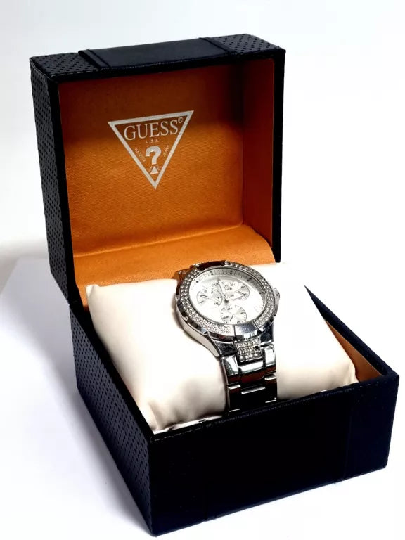  Shop Authentic Guess Eclipse Multi Function Silver Dial Silver Steel Strap Watch for Women - GW0314L1 - Luxxuri