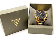  Shop Authentic Guess Hendrix Multifunction Black Dial Gold Steel Strap Watch for Men - W1309G2 - Luxxuri
