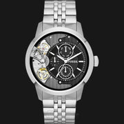  Shop Authentic Fossil Townsman Multifunction Black Dial Silver Steel Strap Watch for Men - ME1135 - Luxxuri