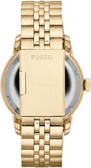  Shop Authentic Fossil Townsman Chronograph Skeleton Gold Dial Gold Steel Strap Watch for Men -  ME1137 - Luxxuri