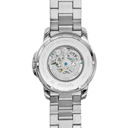  Shop Authentic Fossil Grant Skeleton Black Dial Silver Steel Strap Watch for Men - ME3055 - Luxxuri