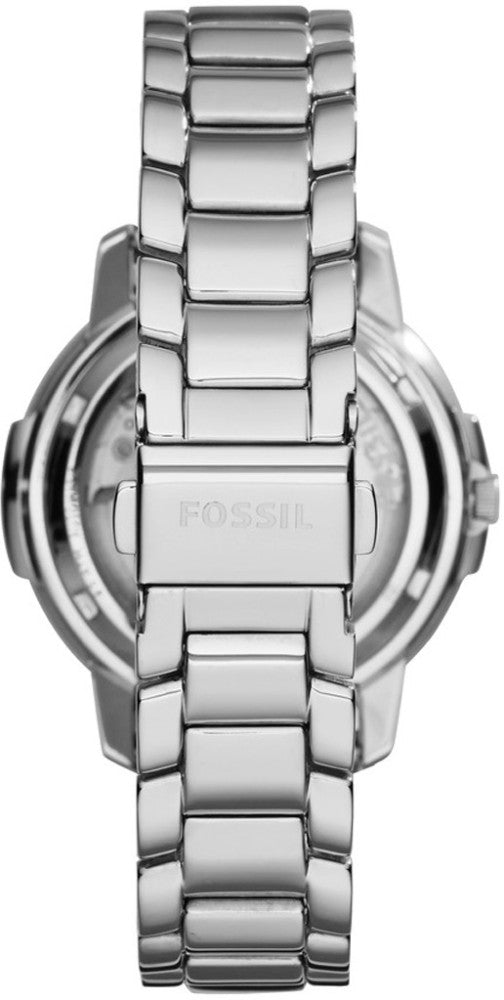  Shop Authentic Fossil Architect Automatic Silver Dial Silver Steel Strap Watch for Women - ME3057 - Luxxuri