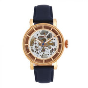  Shop Authentic Fossil Original Boyfriend Skeleton White Dial Blue Leather Strap Watch for Women - ME3086 - Luxxuri