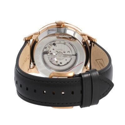  Shop Authentic Fossil Townsman Automatic Black Dial Black Leather Strap Watch for Men - ME3170 - Luxxuri
