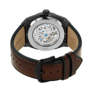  Shop Authentic Fossil Everett Automatic Analog Black Dial Brown Leather Strap Watch for Men - ME3207 - Luxxuri