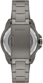  Shop Authentic Fossil Bronson Automatic Skeleton Black Dial Grey Steel Strap Watch for Men - ME3218 - Luxxuri