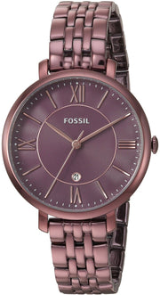  Shop Authentic Fossil Jacqueline Brown Dial Brown Steel Strap Watch for Women - ES4100 - Luxxuri