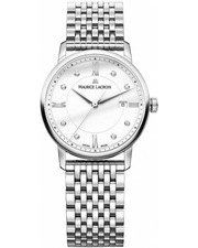  Shop Authentic Maurice Lacroix Eliros Date White Dial Silver Steel Strap Watch for Women - EL1094-SS002-150-1 - Luxxuri